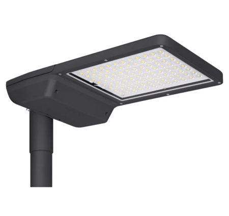164W LED gatvės šviestuvas FLEX LARGE ZHAGA TOP, tamsiai pilkas, 4000K, DALI, 150x60°