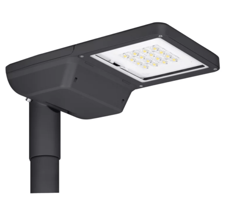36W LED gatvės šviestuvas FLEX SMALL ZHAGA TOP, tamsiai pilkas, 4000K, DALI, 150x50°