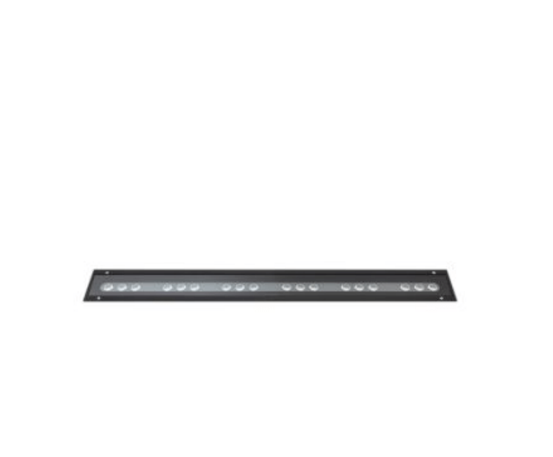 35W LED įleidžiamas į žemę šviestuvas IN-ROL 600, juodas, 3000K, 30°, DALI