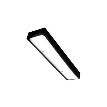 11,5W LED sieninis šviestuvas LINET, matinės juodos sp., 3000K, dimeriuojamas