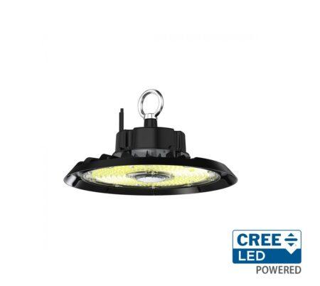 100W LED UFO sandėlio šviestuvas, juodas, 4000K, CREE LED chip