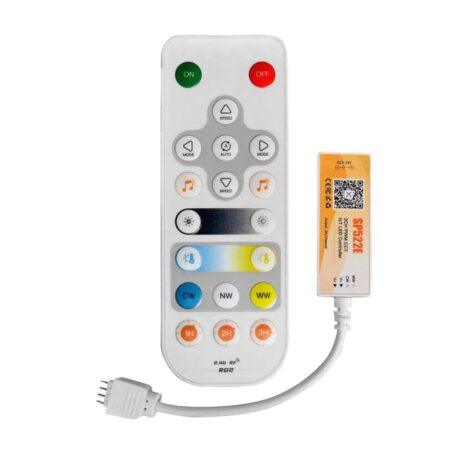 CCT LED juostų SMART valdiklis su nuotolinio valdymo pulteliu, 5-24V