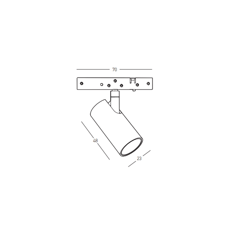 5W LED akcentinis šviestuvas į magnetinę sistemą ZAMBELIS MAGNETIC 6MM, žalvario sp., 3000K, 25252 - Image 3