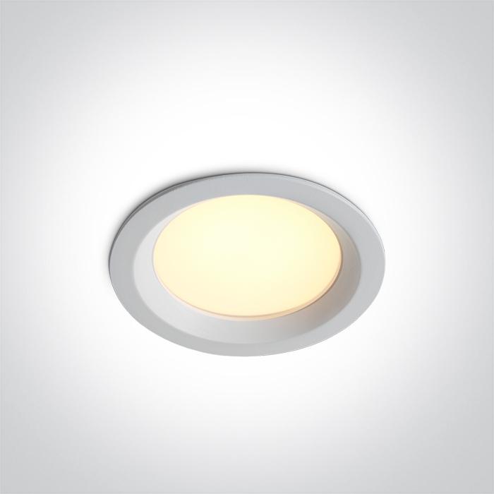15W LED įleidžiamas šviestuvas, baltas, 3000/4000/5000K, IP54, 10115BX/W/V