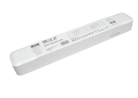 150W LED maitinimo šaltinis GTPC, 24V, IP20, DALI/PUSH