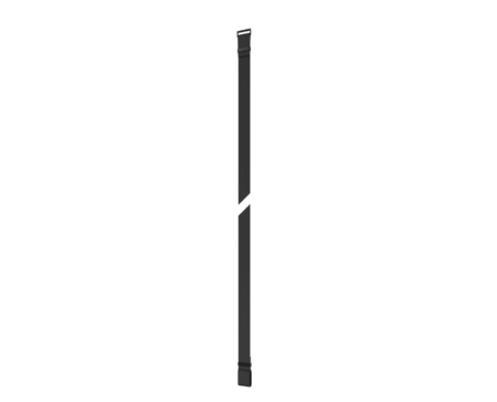 Šviestuvo laikiklis - dirželis, juodas, 1500mm, 2vnt. komplekte