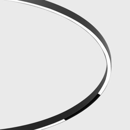 12W LED šviestuvas FLEXY LINEA į magnetinę sistemą IN_RING, juodas, 3000K, 48V, 110°, 1m