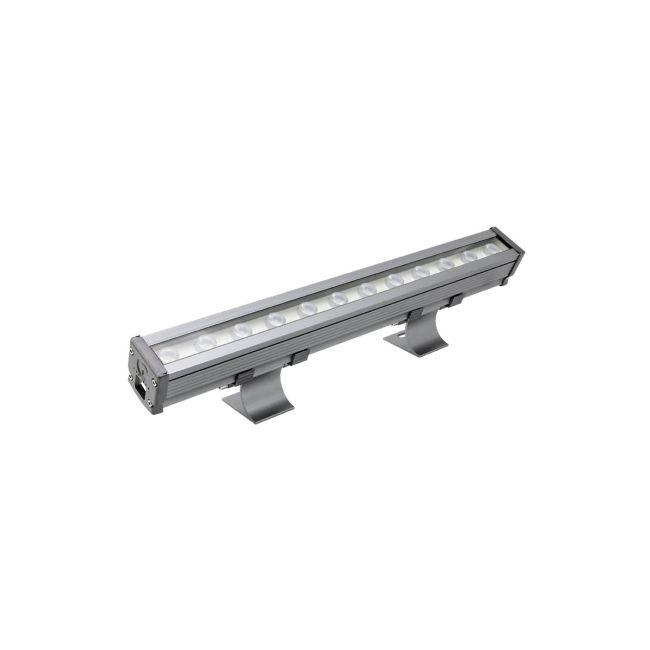 12W LED fasado šviestuvas XFLOW S, sidabro sp., 3000K, 30°