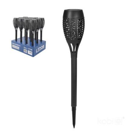 0,06W LED įsmeigiamas šviestuvas su saulės baterija SPARKLE G2, juodas, 1600K, IP44