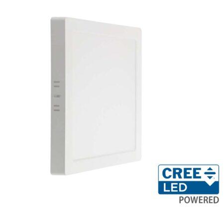 12W LED paviršinė panelė, balta, 3000/4000/6500K, CREE LED chip