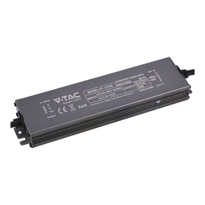 100W LED maitinimo šaltinis, 12V, 8.3A, IP67