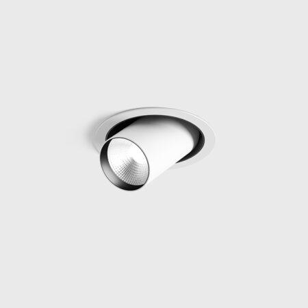 12W LED įleidžiamo montavimo šviestuvas TUB M OUT, baltas, 3000K, 50°