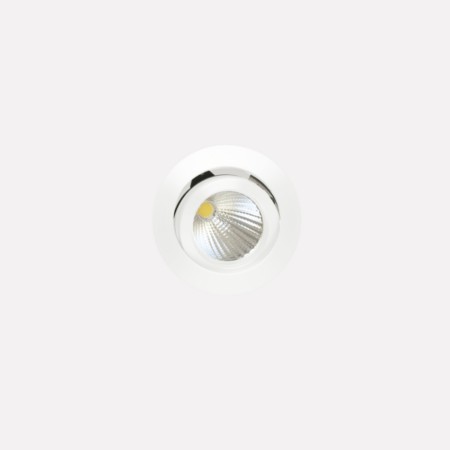 9W LED įleidžiamas pakreipiamas šviestuvas INOX S, baltas, 3000K, 60˚, IP65