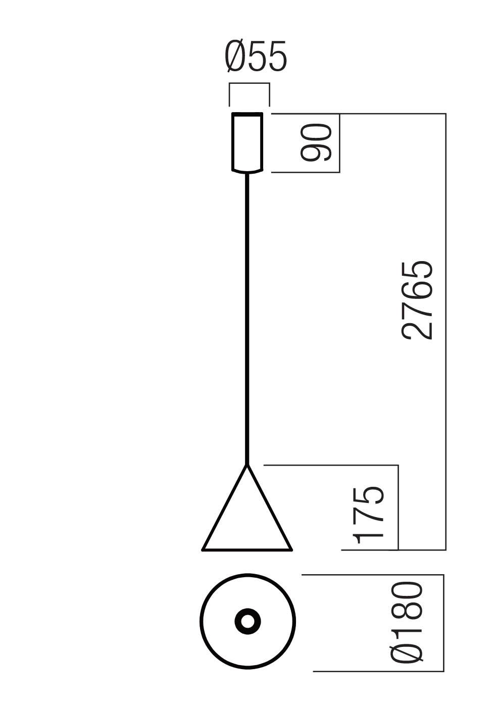 10W LED pakabinamas šviestuvas KONOS, rusvos sp., 3000K, dimeriuojamas, 01-4414