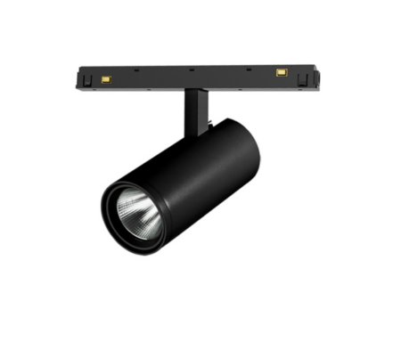 10W LED akcentinis šviestuvas GIOTA 65 į magnetines sistemas ALPHABET, juodas, 3000K, 24°