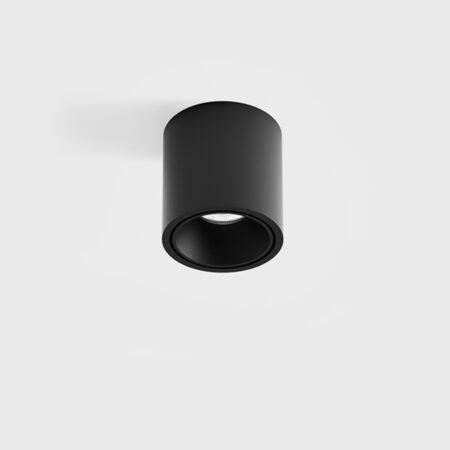 9W LED paviršinis šviestuvas ROLL, juodas, 3000K, 50°