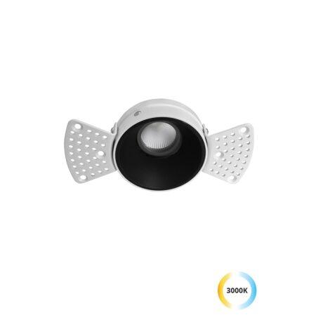 5W LED užglaistomas šviestuvas ALEA, juodas, 3000K, 3914-110B-3-S-38