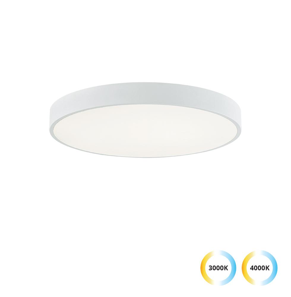 40W LED paviršinis šviestuvas MADISON, baltas, 3000/4000K, 4235500