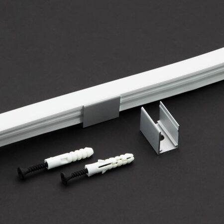 Šviečiančio kabelio XMAGIS 12x17MM laikiklių rinkinys, 5vnt.