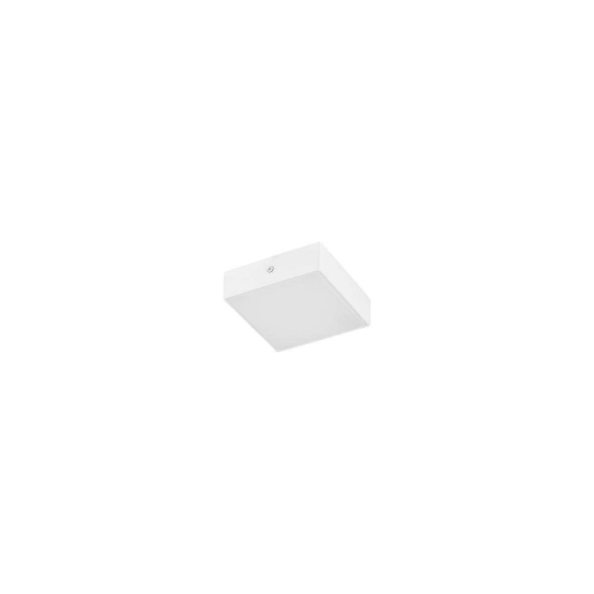 17W LED lubinis šviestuvas TESTA SQUARE, matinės baltos sp., 3000K