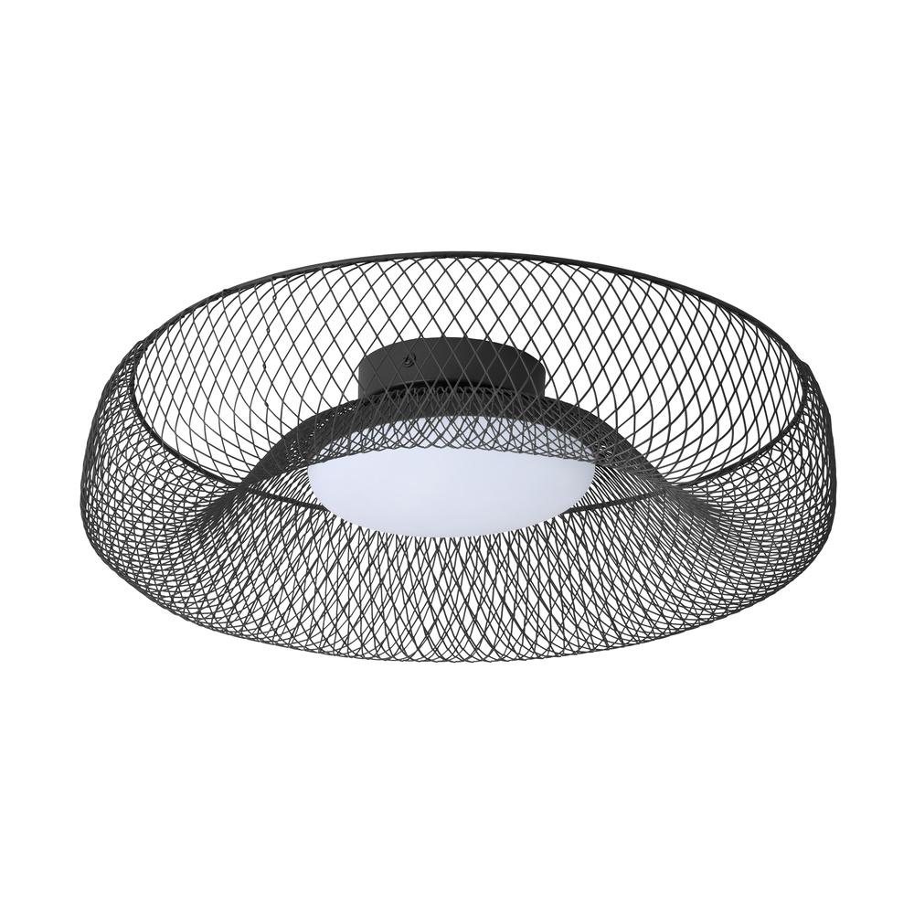 18,5W LED paviršinis šviestuvas MESH, juodas, 3000K