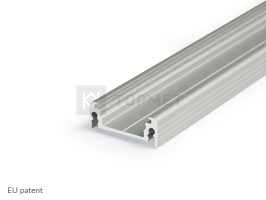 LED juostos profilis SURFACE14 EF/TY, anoduotas aliuminis, 2m - Image 2