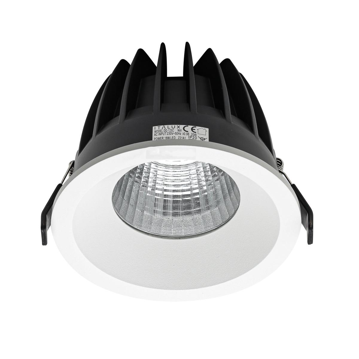 18W LED įleidžiamas šviestuvas REZZO, baltas, 3000K, IP54