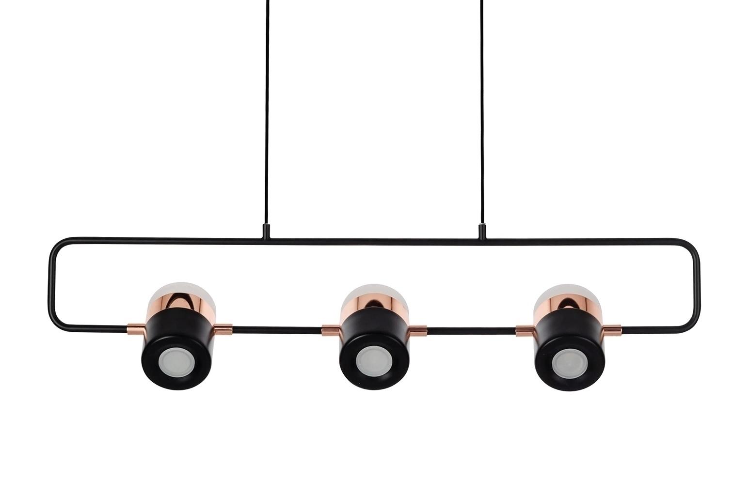 18W LED pakabinamas šviestuvas BLINK 3, juodos/vario sp., 3000K