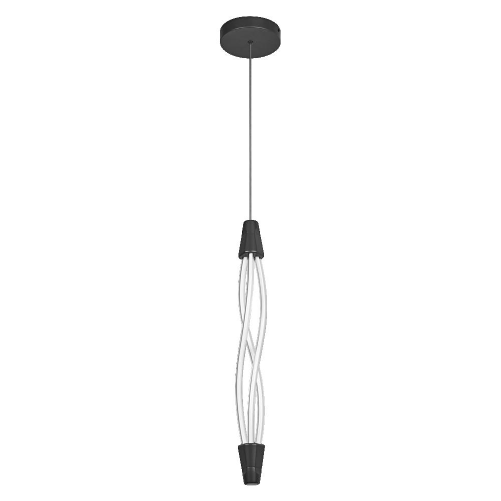 18W LED pakabinamas šviestuvas SWIRL, tamsiai pilkas, 3000K, dimeriuojamas