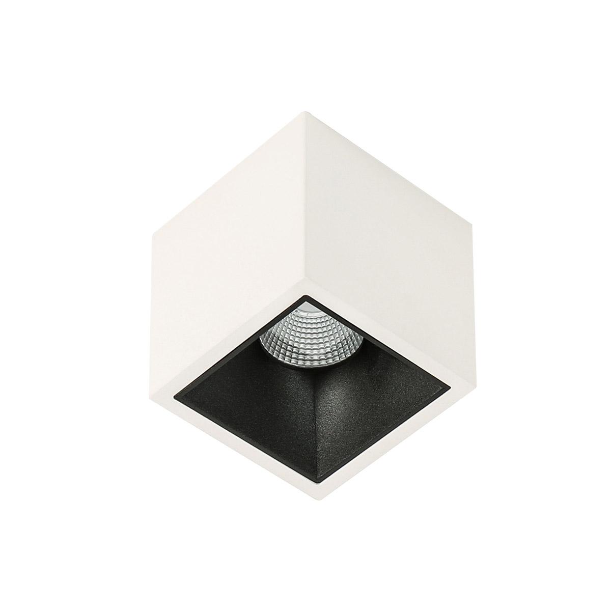 18W LED paviršinis šviestuvas ALDEN DEEP, baltos/juodos sp., 3000K - Image 2