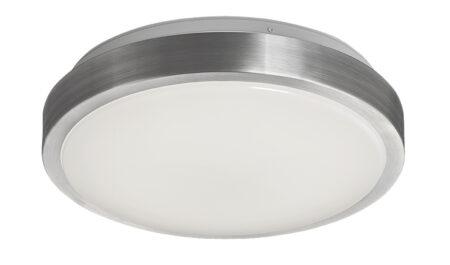 18W LED paviršinis šviestuvas BRIGHT, baltos/sidabro sp., 3000K, 4158900