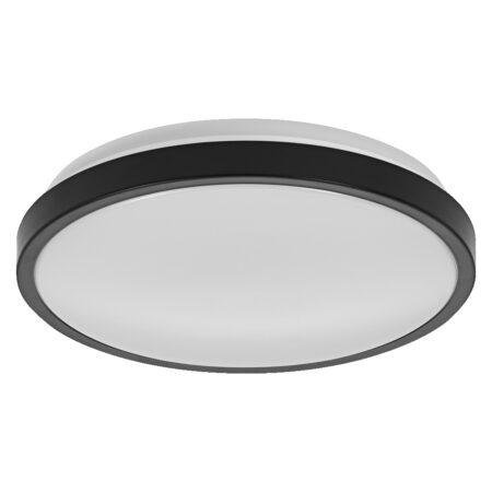 18W LED plafonas, juodas, 3000/4000K, IP44