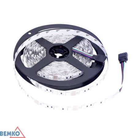 14,4W/m LED juosta PREMIUM, 12V, RGB, 5m ritė