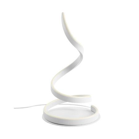 19W LED stalo šviestuvas SCROLL, baltas, 3000/4000/6000K, dimeriuojamas, 01-4278