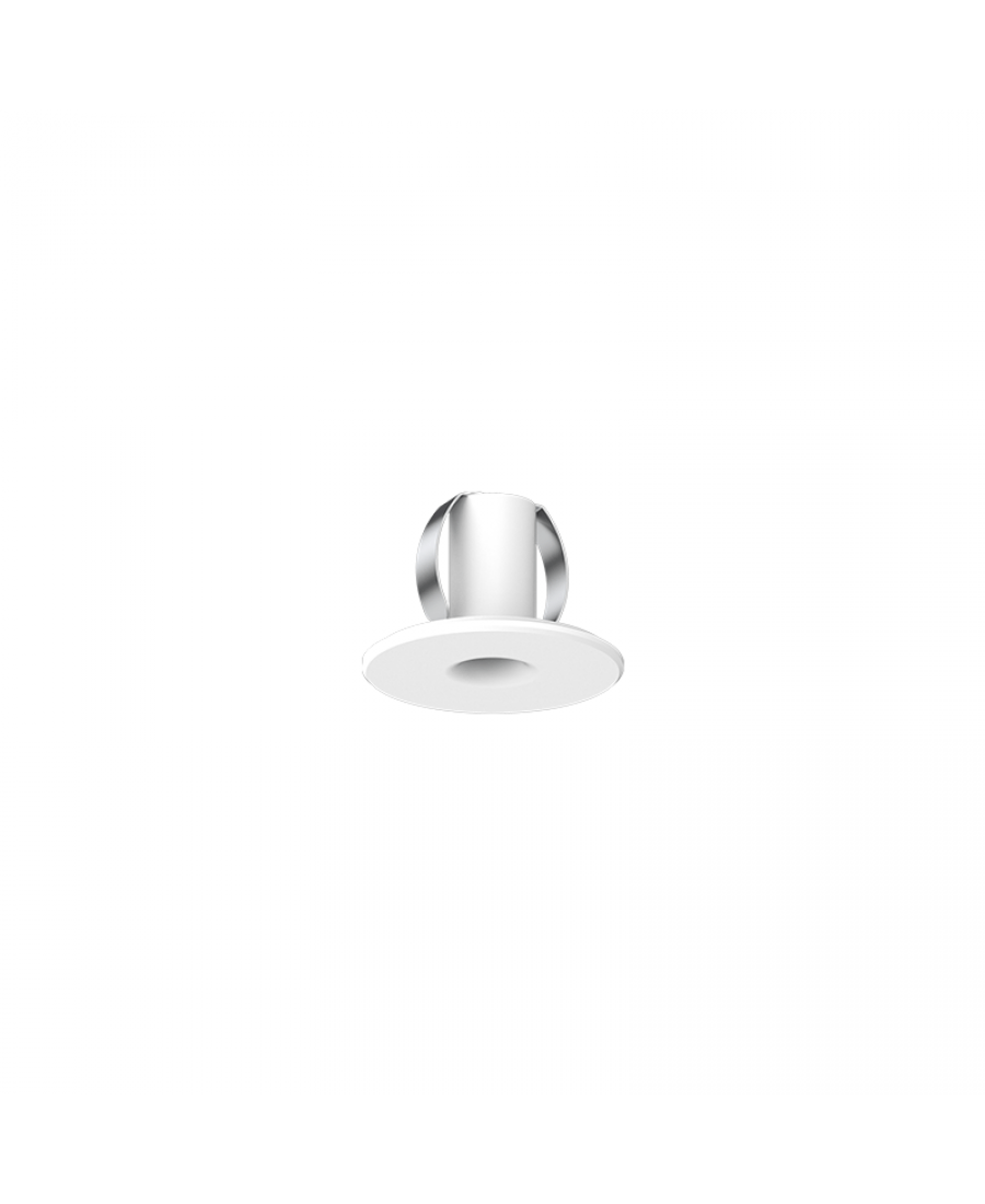 1x2W LED įleidžiamas šviestuvas, baltas, 3000K, IP44, S169