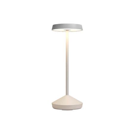2,2W LED įkraunamas stalo šviestuvas SOPHIE, baltas, 2700/3000K, IP65, dimeriuojamas, su Micro USB jungtimi, 90313