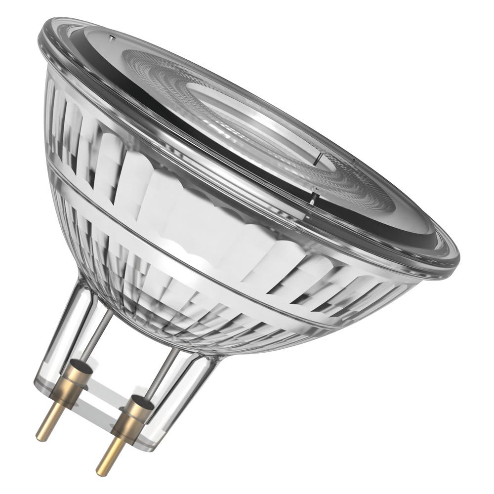 2,2W LED lemputė MR16, GU5.3, MR16, skaidri, 36°, 4000K, dimeriuojama