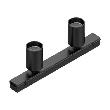 2.6W LED šviestuvas į magnetinius bėgelius ZAMBELIS MINI, juodas, 3000K, DALI, 22252