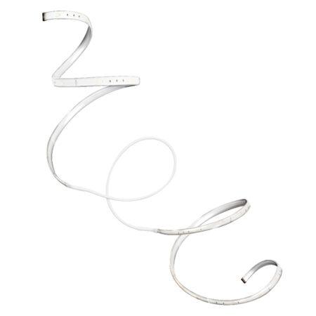 2,7W/m LED juosta, 5V, RGB, IP20, su nuotolinio valdymo pulteliu, 1.5m, su USB jungtimi
