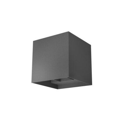 2 x 10W LED sieninis lauko šviestuvas VARY, tamsiai pilkas, 4000K, IP54, 90297