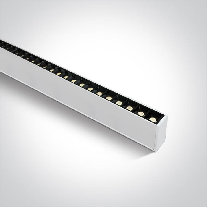 20-40W LED linijinės sistemos šviestuvas, baltas, 3000/4000/5000K, 38150B/W/V