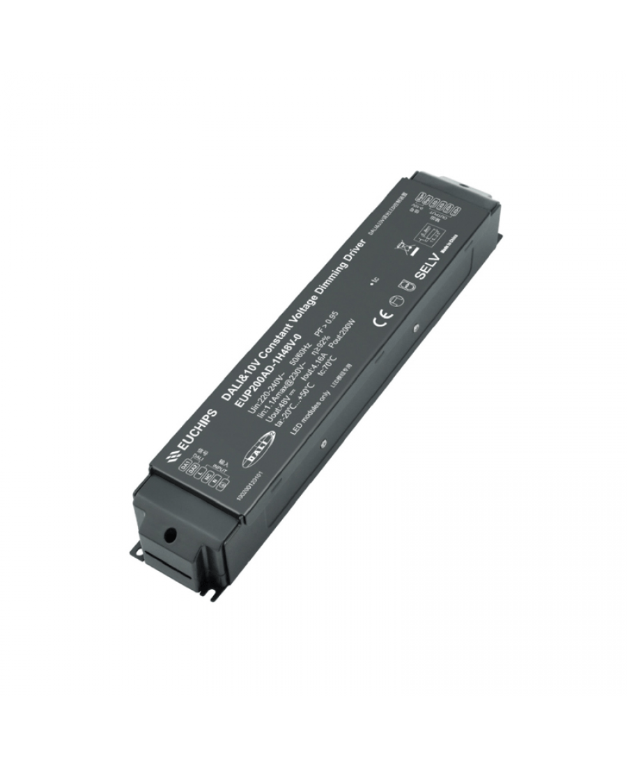 200W magnetinės sistemos ZAMBELIS MAGNETIC ULTRA SLIM maitinimo šaltinis, 48V, DALI, 23134