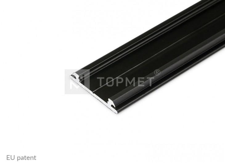 LED juostos profilis ARC12 CD/U5, juodas, 2m - Image 2