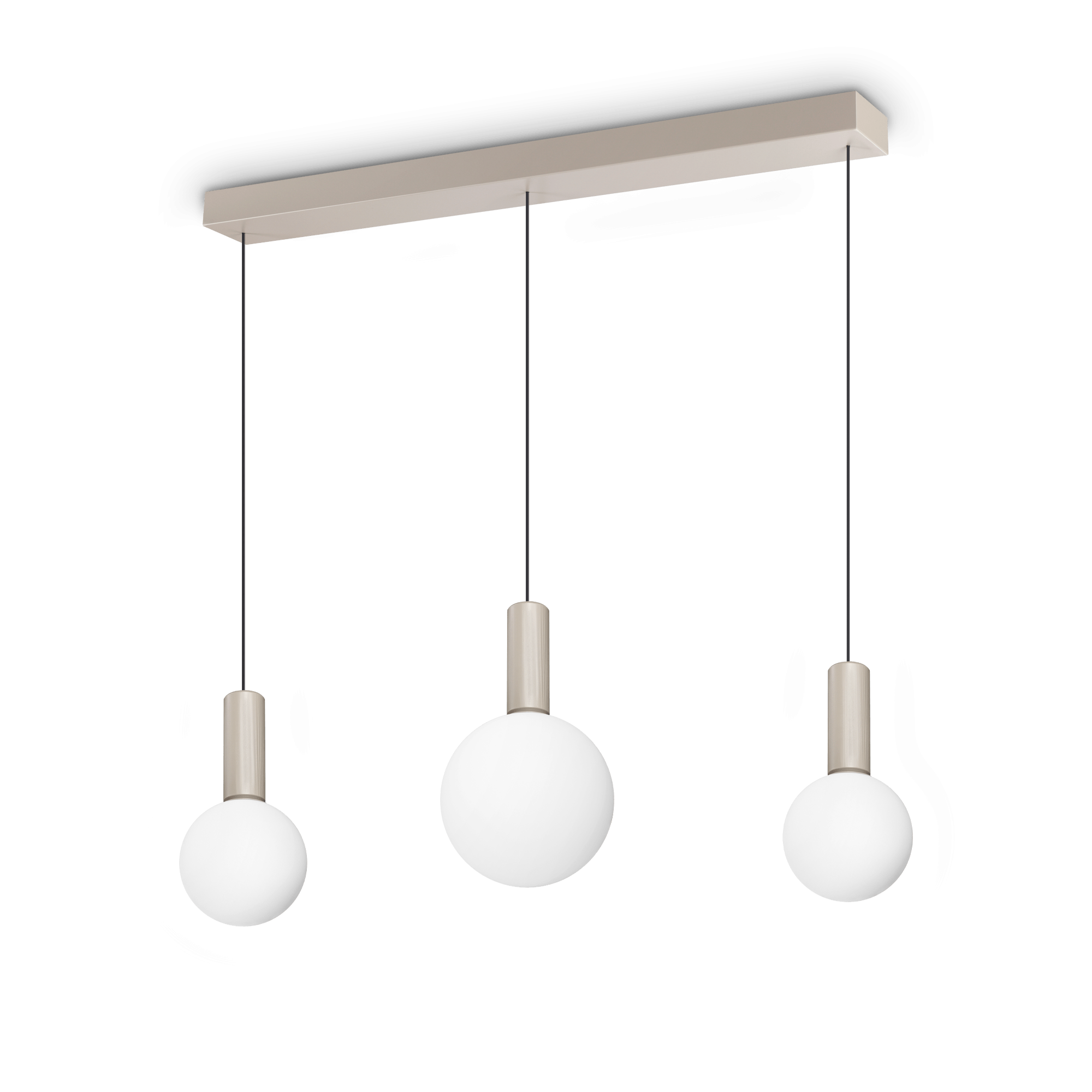 20W LED pakabinamas šviestuvas ODEON, pilkos/baltos sp., 3000K, 349213