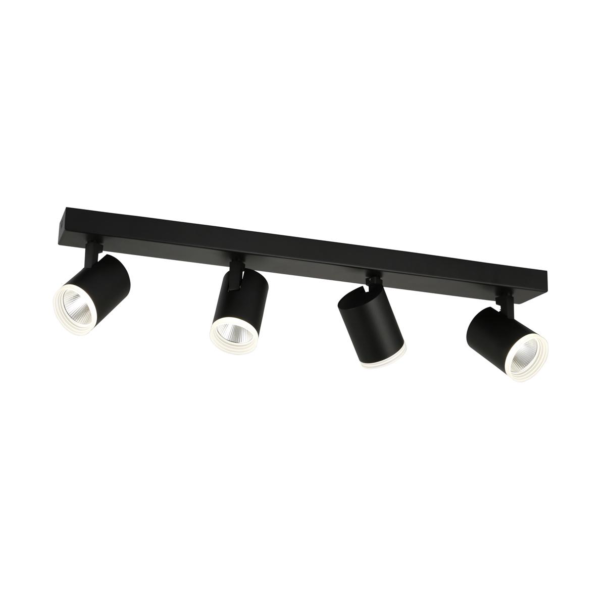 20W LED paviršinis akcentinis lubų šviestuvas HELVIA, juodas, 4000K - Image 2