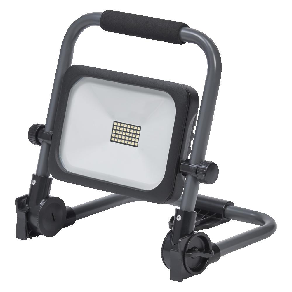 20W LED prožektorius su stovu WORKLIGHTS VALUE USB, juodos/pilkos sp., 6500K, dimeriuojamas, su baterija, IP54