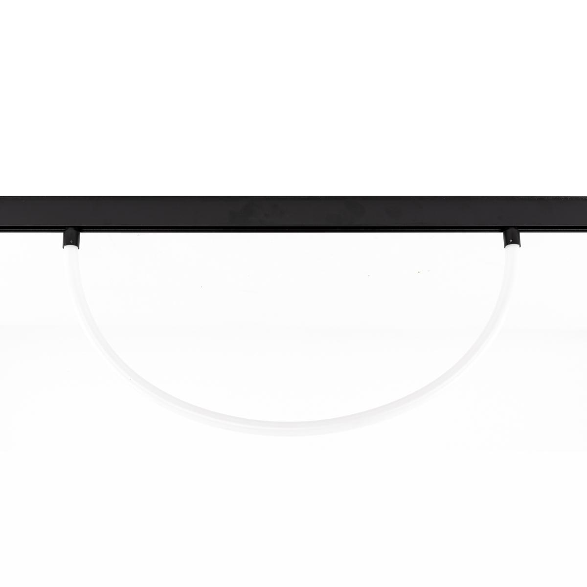 20W LED šviestuvas ARC į magnetinę sistemą MAGNETIC, juodas, 3000K