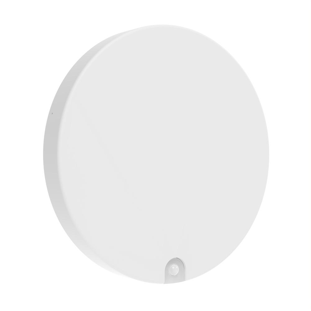21/15/9W LED paviršinis šviestuvas SURFACE DISC SENSOR, baltas, 3000/4000K, 125°, IP54