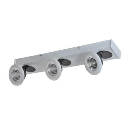 21W LED paviršinis šviestuvas CATALINA, baltos/pilkos sp., 3000K