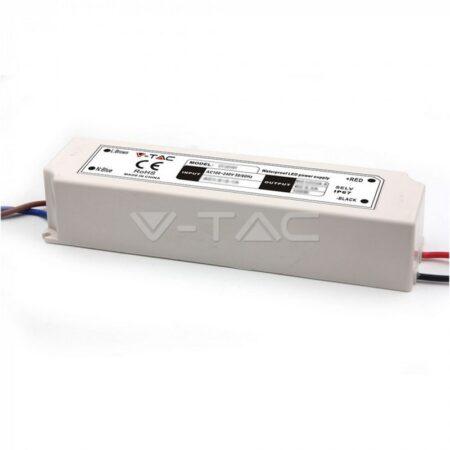 150W Maitinimo šaltinis V-TAC, 12V, 12.5A, plastikiniu korpusu, IP67